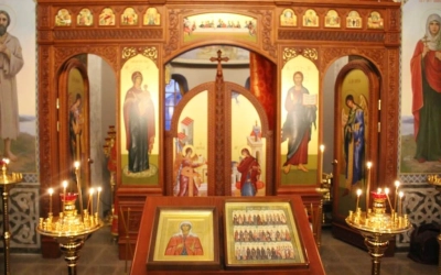 Великое освящение храма мц. Валентины