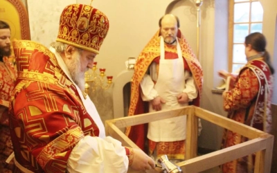 Великое освящение храма мц. Валентины