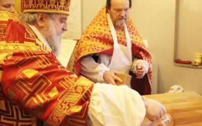 Великое освящение храма мц. Валентины