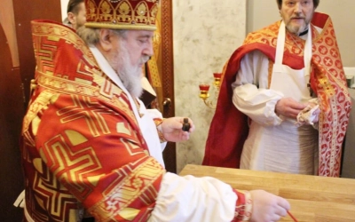 Великое освящение храма мц. Валентины