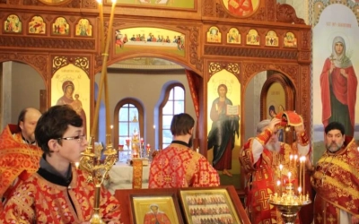 Великое освящение храма мц. Валентины