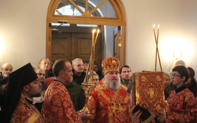 Великое освящение храма мц. Валентины