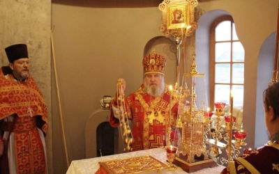 Великое освящение храма мц. Валентины