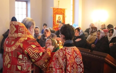 Великое освящение храма мц. Валентины