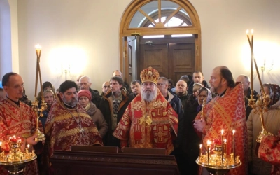 Великое освящение храма мц. Валентины