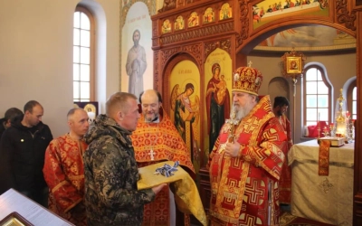 Великое освящение храма мц. Валентины