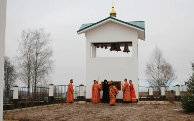 освящение колокольни