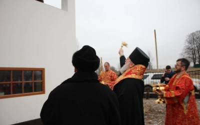 освящение колокольни