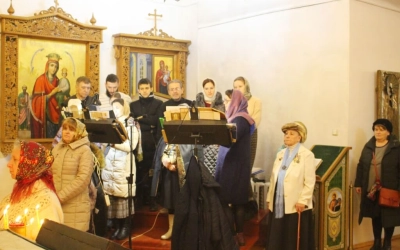 Божественная литургия Архиерейским чином, в Неделю 26-ю по Пятидесятнице