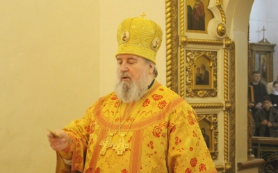 Божественная литургия Архиерейским чином, в Неделю 26-ю по Пятидесятнице