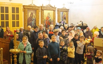 Божественная литургия Архиерейским чином, в Неделю 26-ю по Пятидесятнице