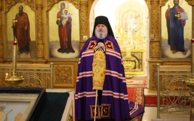 Божественная литургия Архиерейским чином, в Неделю 26-ю по Пятидесятнице