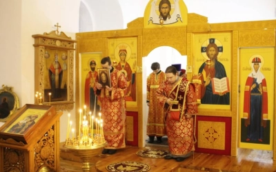 Архипастырское служение в день памяти Святых Благоверных князей Симеона и Иулиании Вяземских