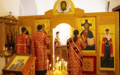 Архипастырское служение в день памяти Святых Благоверных князей Симеона и Иулиании Вяземских