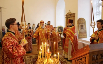 Архипастырское служение в день памяти Святых Благоверных князей Симеона и Иулиании Вяземских