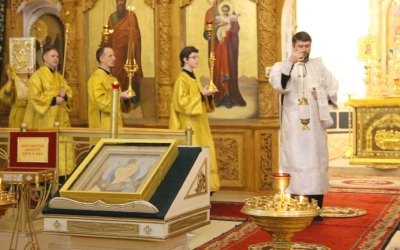 Божественная литургия Архиерейским чином, в Неделю 29-ю по Пятидесятнице