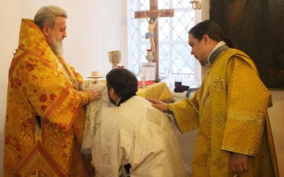 Божественная литургия Архиерейским чином, в Неделю 29-ю по Пятидесятнице