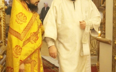 Божественная литургия Архиерейским чином, в Неделю 29-ю по Пятидесятнице