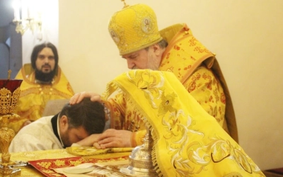 Божественная литургия Архиерейским чином, в Неделю 29-ю по Пятидесятнице