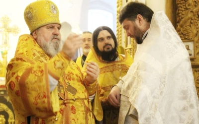 Божественная литургия Архиерейским чином, в Неделю 29-ю по Пятидесятнице