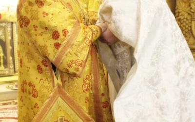 Божественная литургия Архиерейским чином, в Неделю 29-ю по Пятидесятнице