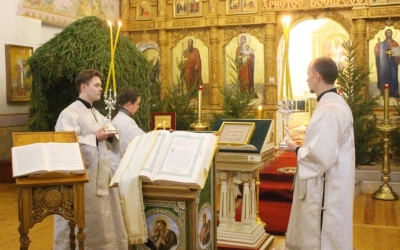 Рождественский сочельник в Свято-Троицком кафедральном соборе