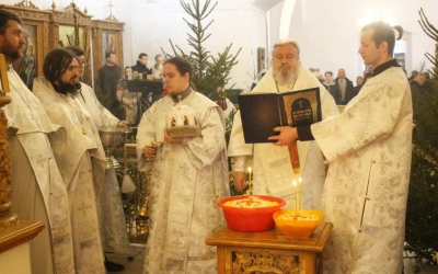 Рождественский сочельник в Свято-Троицком кафедральном соборе