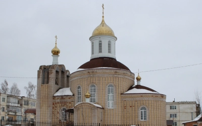 Отпевание и погребение воинов в деревне Рыбки