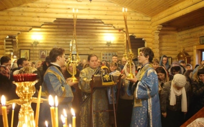 престольный праздник в храме иконы Божией Матери «Отрада и Утешение»