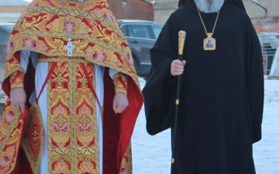 Служение епископа Сергия в день памяти Мученика Иоанна Попова