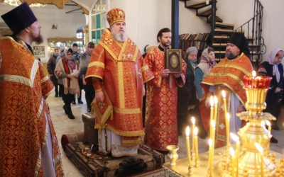 Служение епископа Сергия в день памяти Мученика Иоанна Попова