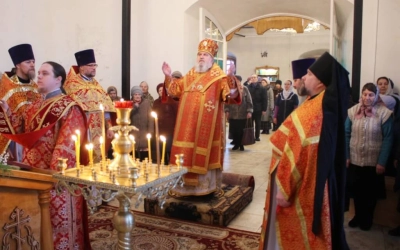 Служение епископа Сергия в день памяти Мученика Иоанна Попова