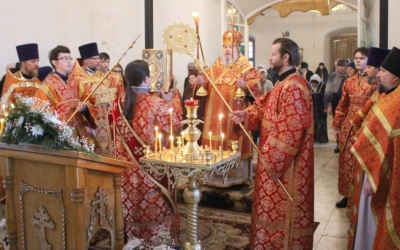 Служение епископа Сергия в день памяти Мученика Иоанна Попова