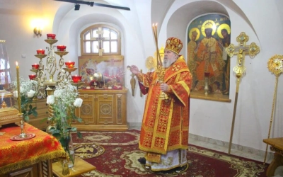 Служение епископа Сергия в день памяти Мученика Иоанна Попова