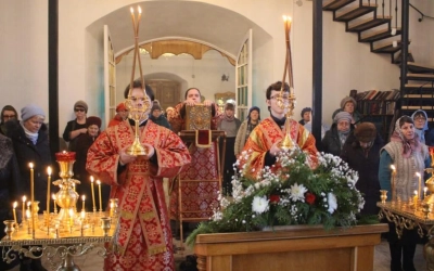 Служение епископа Сергия в день памяти Мученика Иоанна Попова