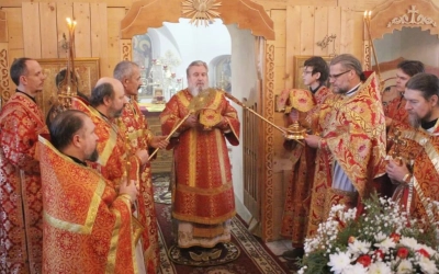 Служение епископа Сергия в день памяти Мученика Иоанна Попова