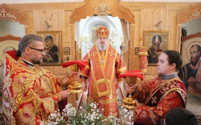 Служение епископа Сергия в день памяти Мученика Иоанна Попова