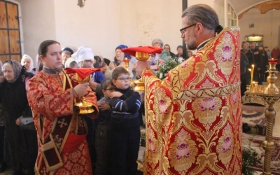 Служение епископа Сергия в день памяти Мученика Иоанна Попова