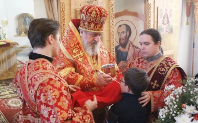 Служение епископа Сергия в день памяти Мученика Иоанна Попова