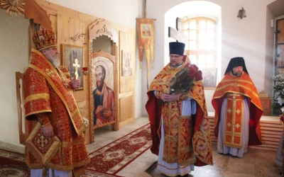 Служение епископа Сергия в день памяти Мученика Иоанна Попова