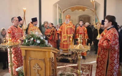 Служение епископа Сергия в день памяти Мученика Иоанна Попова