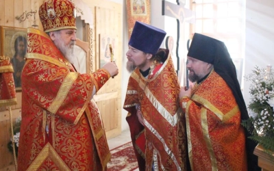 Служение епископа Сергия в день памяти Мученика Иоанна Попова