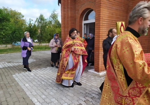 Престольный праздник в храме-часовне Иоанна Предтечи города Гагарин