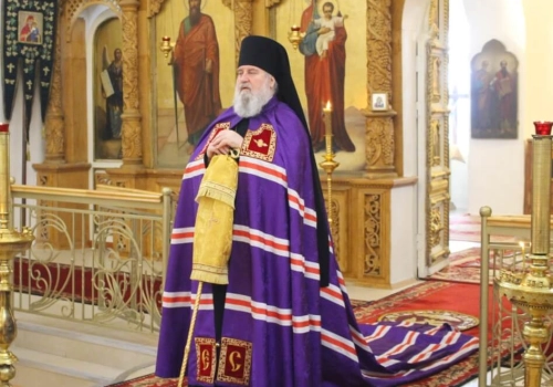 В Неделю 14-ю по Пятидесятнице, день памяти Положения честно́го Пояса Пресвятой Богородицы, Преосвященнейший Сергий, епископ Вяземский и Гагаринский возглавил Божественную литургию в Свято-Троицком кафедральном соборе города Вязьма