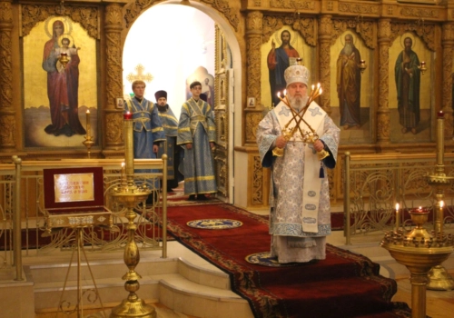 Архипастырское служение в канун праздника Покрова Пресвятой Богородицы