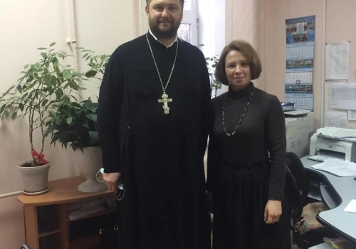 В городе Сычёвка состоялась рабочая встреча священнослужителя с заместителем главы администрации Сычёвского района