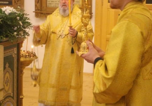 Накануне Недели 26-й по Пятидесятнице, дня памяти Блгв. вел. кн. Алекса́ндра Невского, Преосвященнейший Сергий, епископ Вяземский и Гагаринский возглавил Всенощное бдение в Свято-Троицком кафедральном соборе города Вязьма