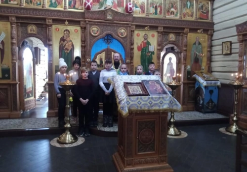 В образовательной школе села Липецы Новодугинского района прошли образовательные Рождественские чтения муниципального этапа