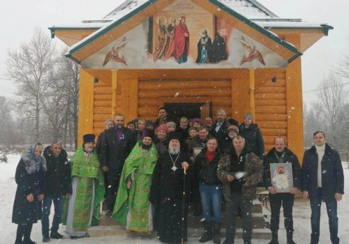 Епископ Вяземский и Гагаринский Сергий совершил Великое освящение храма во имя Прп. Сергия игумена Радонежского