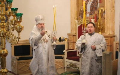 Служение Епископа Сергия в день Вселенской родительской субботы